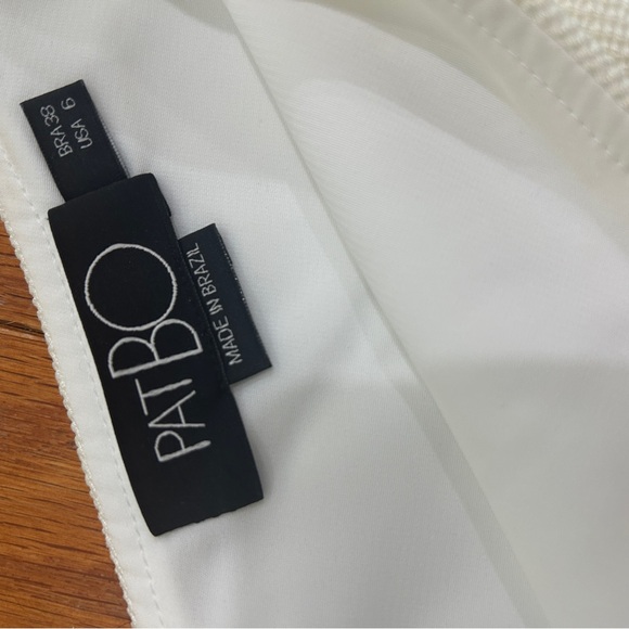 PatBO Flower Applique Midi Dress in Ivory - Picture 9 of 13